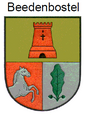 Das Wappen der Gemeinde Beedenbostel.