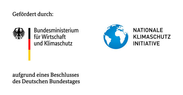 Gefördert durch Bundesministerium Wirtschaft und Klimaschutz - Nationale Klimaschutz Initiative